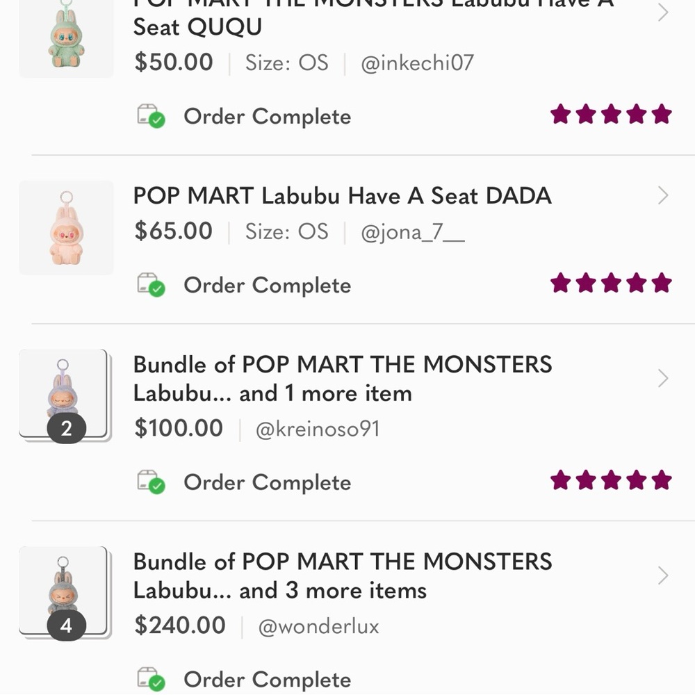 POP MART The Monsters Have A Seat HEHE Labubu - Picture 10 of 11